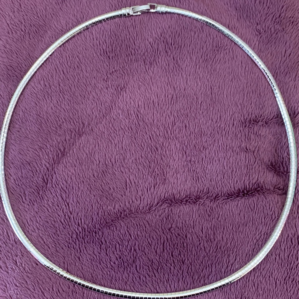Lia Sophia omega silver necklace
